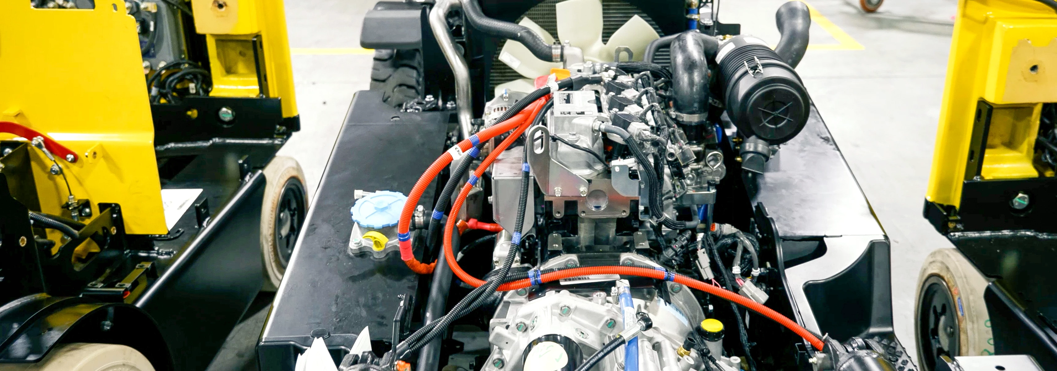Internal components of Hyster and Yale forklifts. 